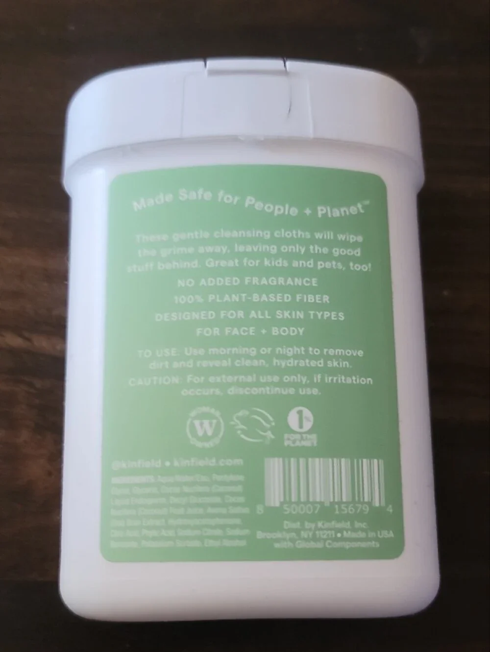 Clean Slate Micellar Cleansing Cloths - Green